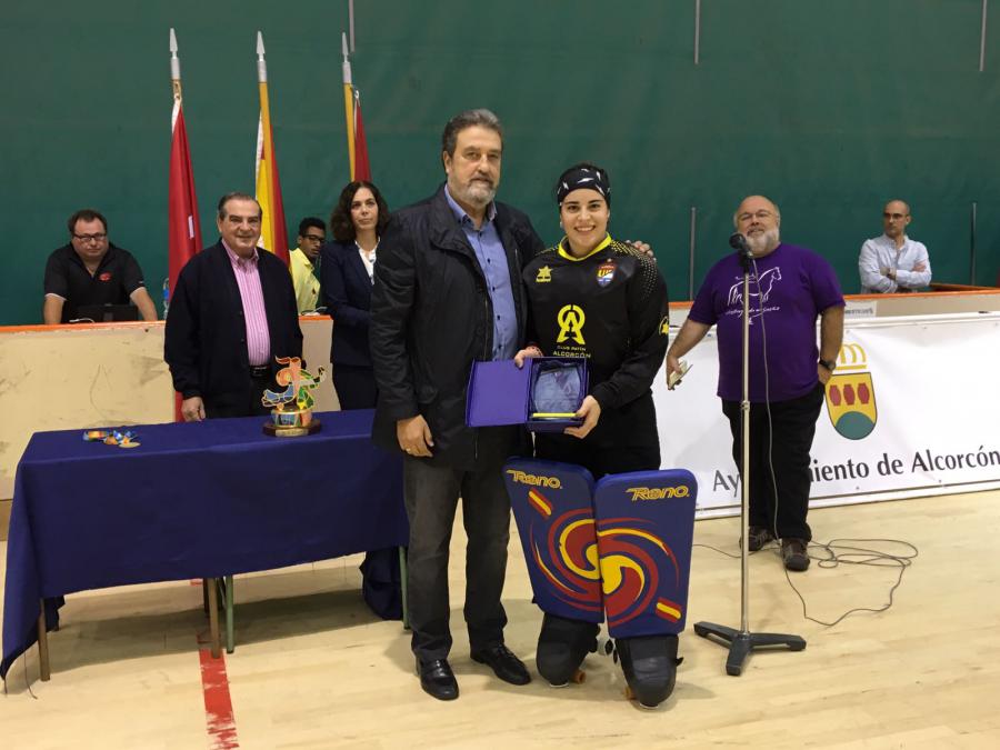 @AytoAlcorcon recibe a la mejor portera del mundo de Hockey Patines en #Alcorcón