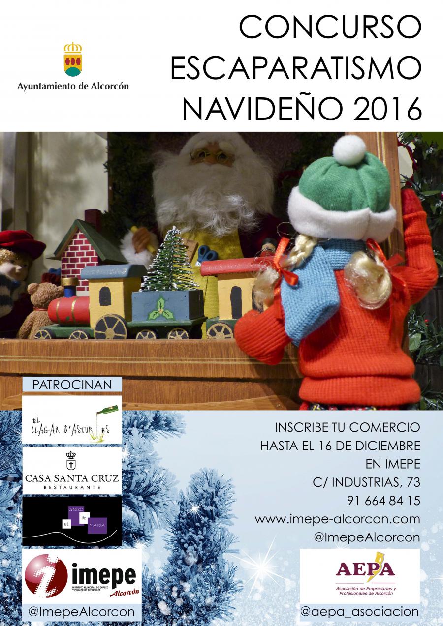 @AytoAlcorcon pone en marcha, un año más, el Concurso de Escaparatismo Navideño 2016