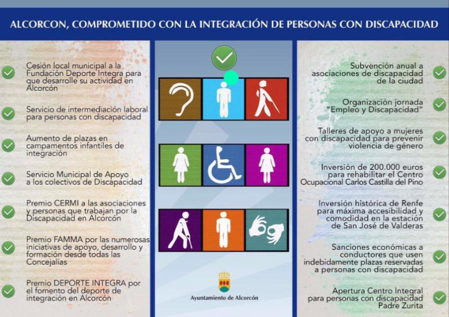 El Ayuntamiento de #Alcorcón se suma a la celebración del #DíaInternacionalDiscapacidad