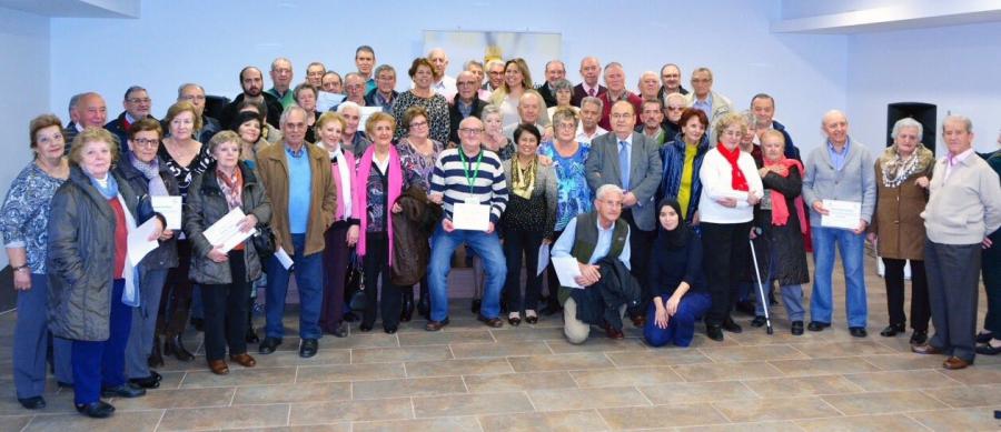 @SilviaCruzM felicita a los Mayores Voluntarios por su gran labor en #Alcorcón