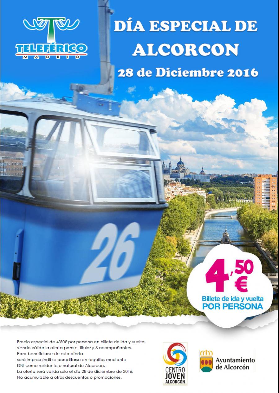 #Alcorcón propone a sus vecinos visitar el Teleférico de Madrid en el que tendrán precios con descuentos
