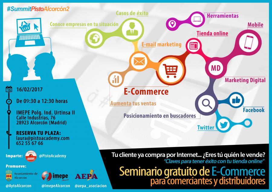 @AytoAlcorcon impartirá una jornada para enseñar a empresarios, comerciantes y emprendedores de #Alcorcon a vender por Internet