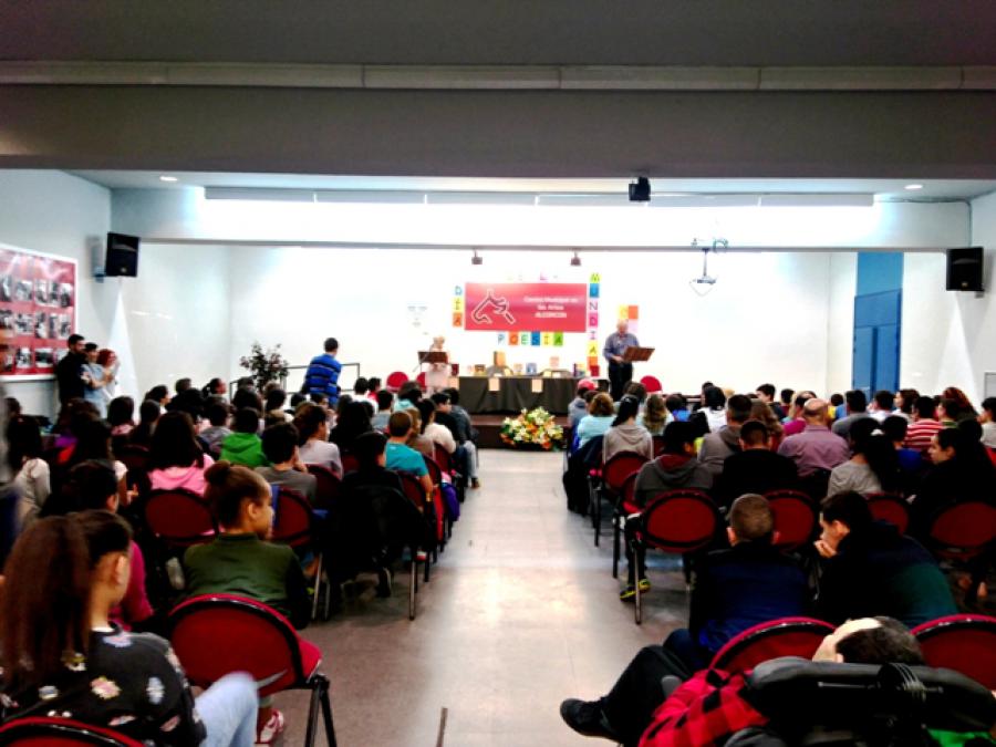 Alumnado de centros de #Alcorcón, rapsodas y poemas, protagonistas en el #DíaMundialdelaPoesía