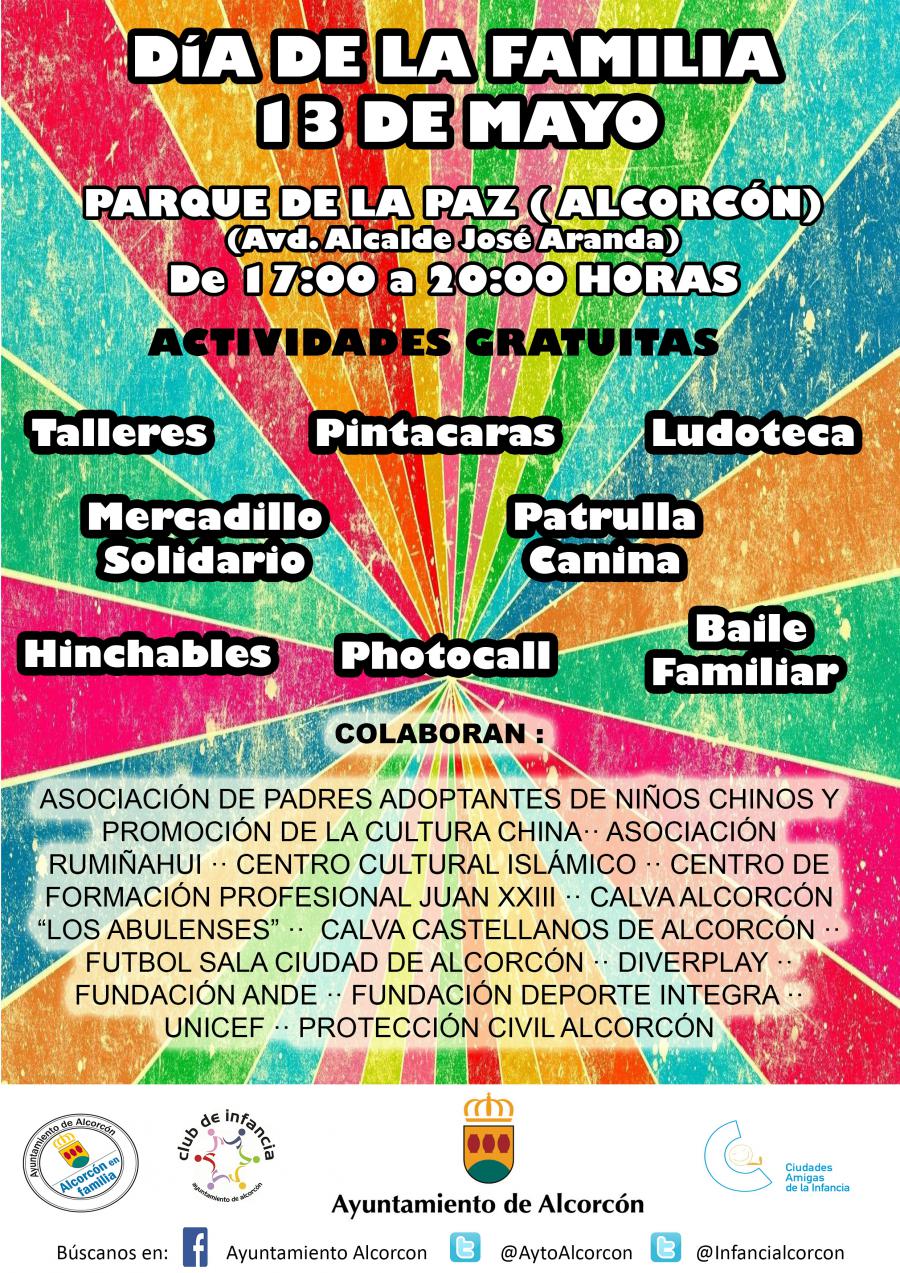 #Alcorcón celebra el próximo 13 de mayo su particular Feria de la Familia
