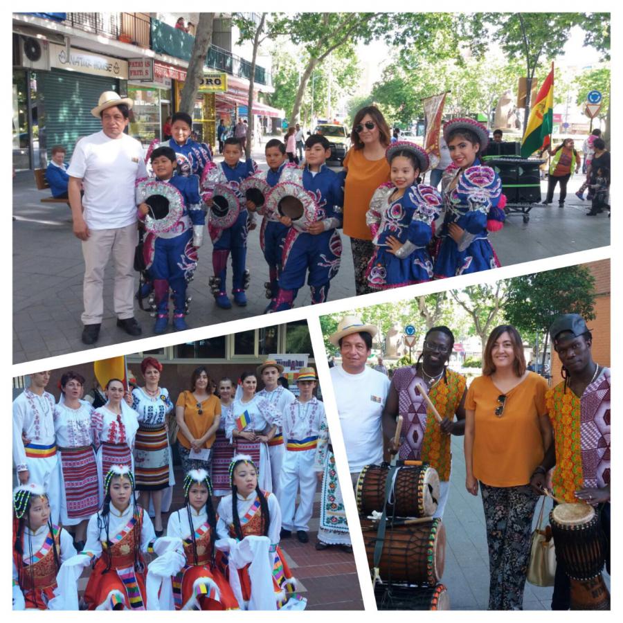 Los vecinos de #Alcorcón disfrutaron del Festival Intercultural por la Convivencia y la Diversidad