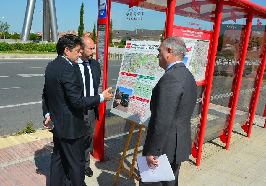 La Comunidad mejora las líneas de autobuses 516, 1 y 2 para beneficio de los vecinos de #Alcorcón