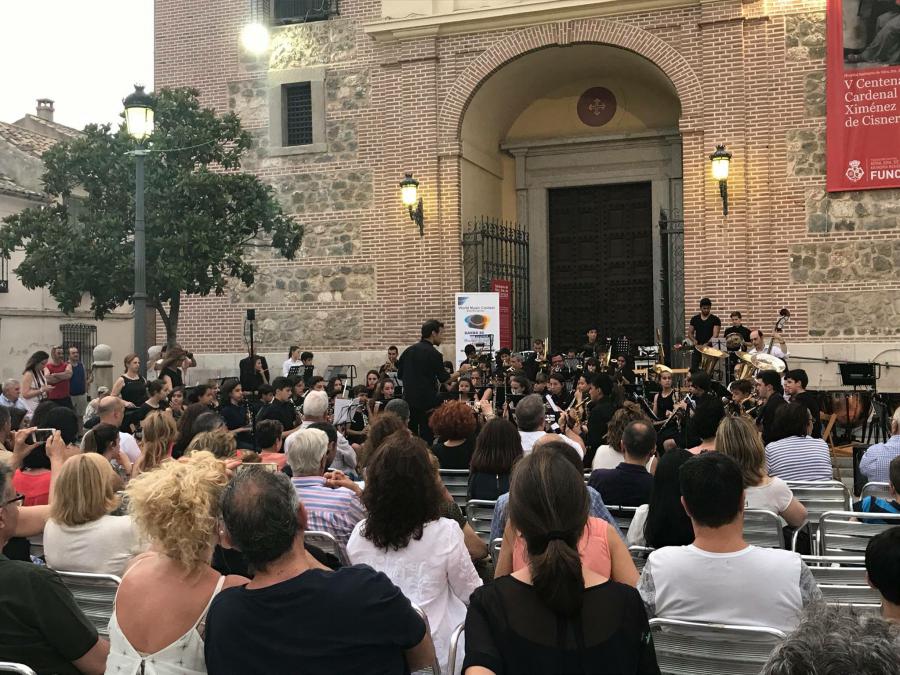 La Banda de la Escuela de Música participa en un encuentro de Bandas en #Illescas @EmmAlcorcon