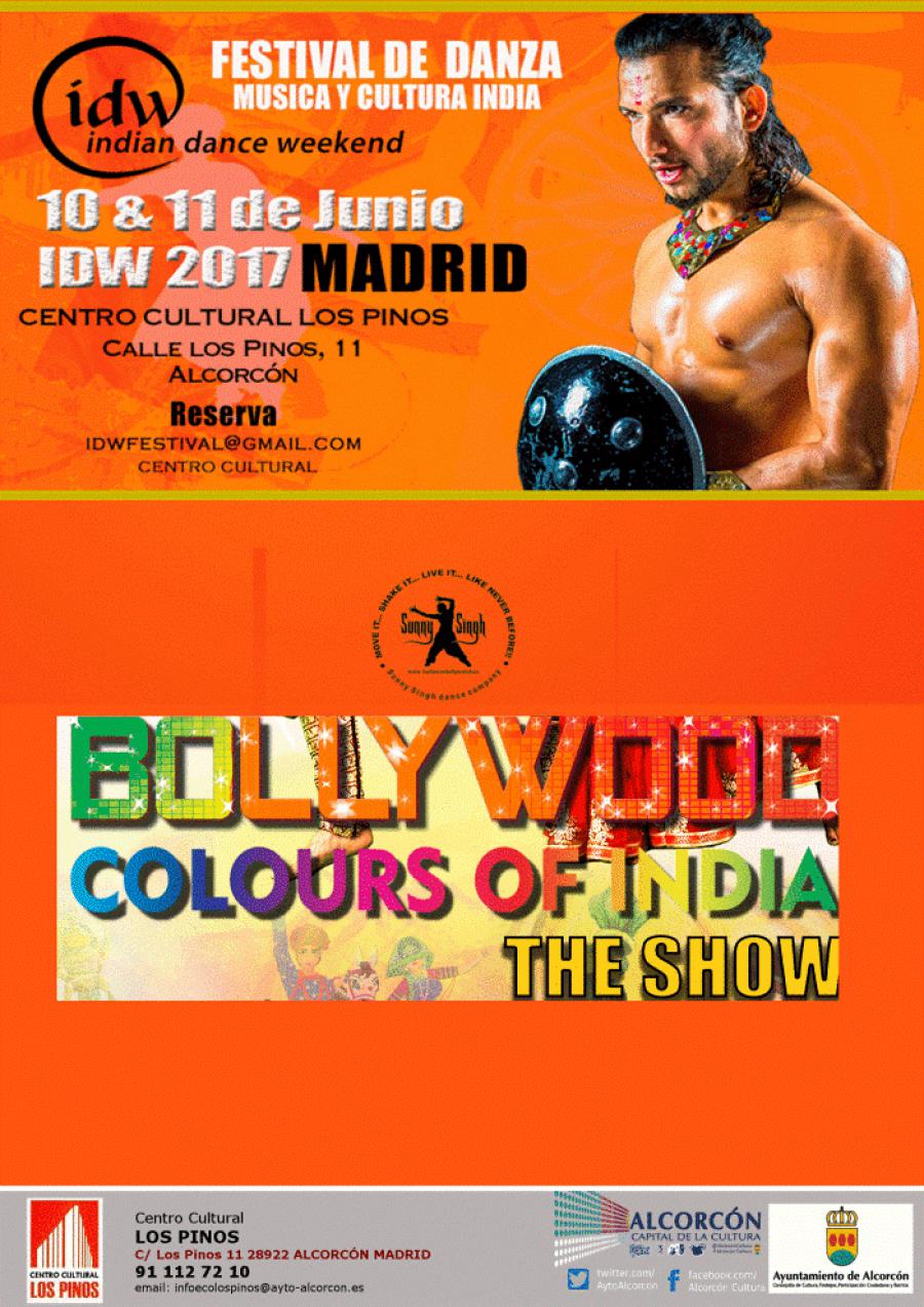 Festival de Danza India Bollywood Colours of India en el centro cultural Los Pinos este fin de semana #Alcorcón