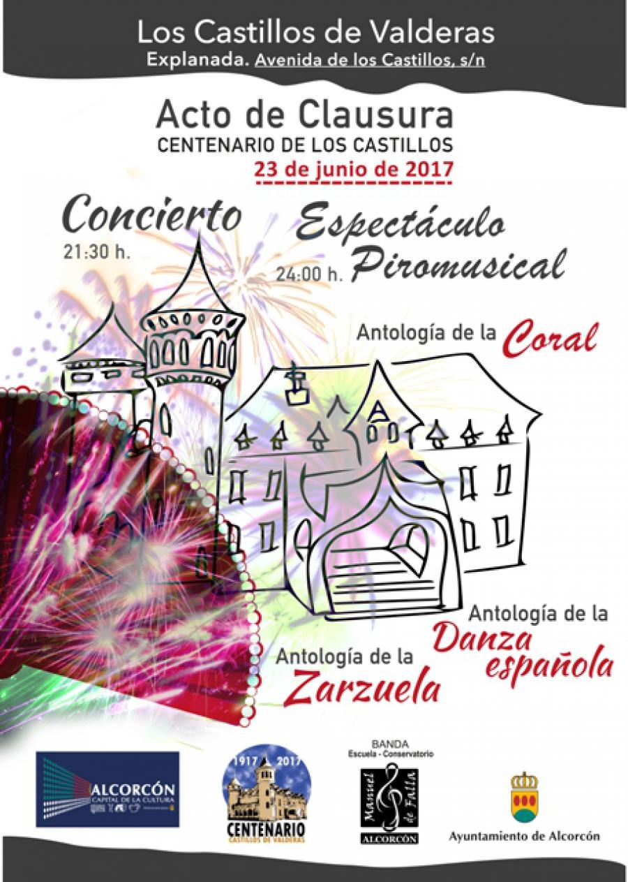 Historia, pintura y fuegos artificiales para clausurar el Centenario de Los Castillos #100añosCastillosValderas