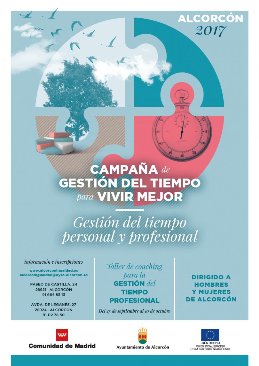 Nuevo taller para aprender a gestionar el tiempo profesional @MujerAlcorcon