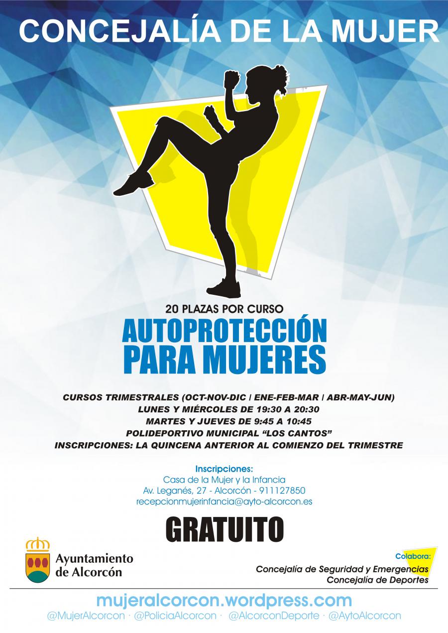 El @AytoAlcorcon pone en marcha cursos de Autoprotección para mujeres
