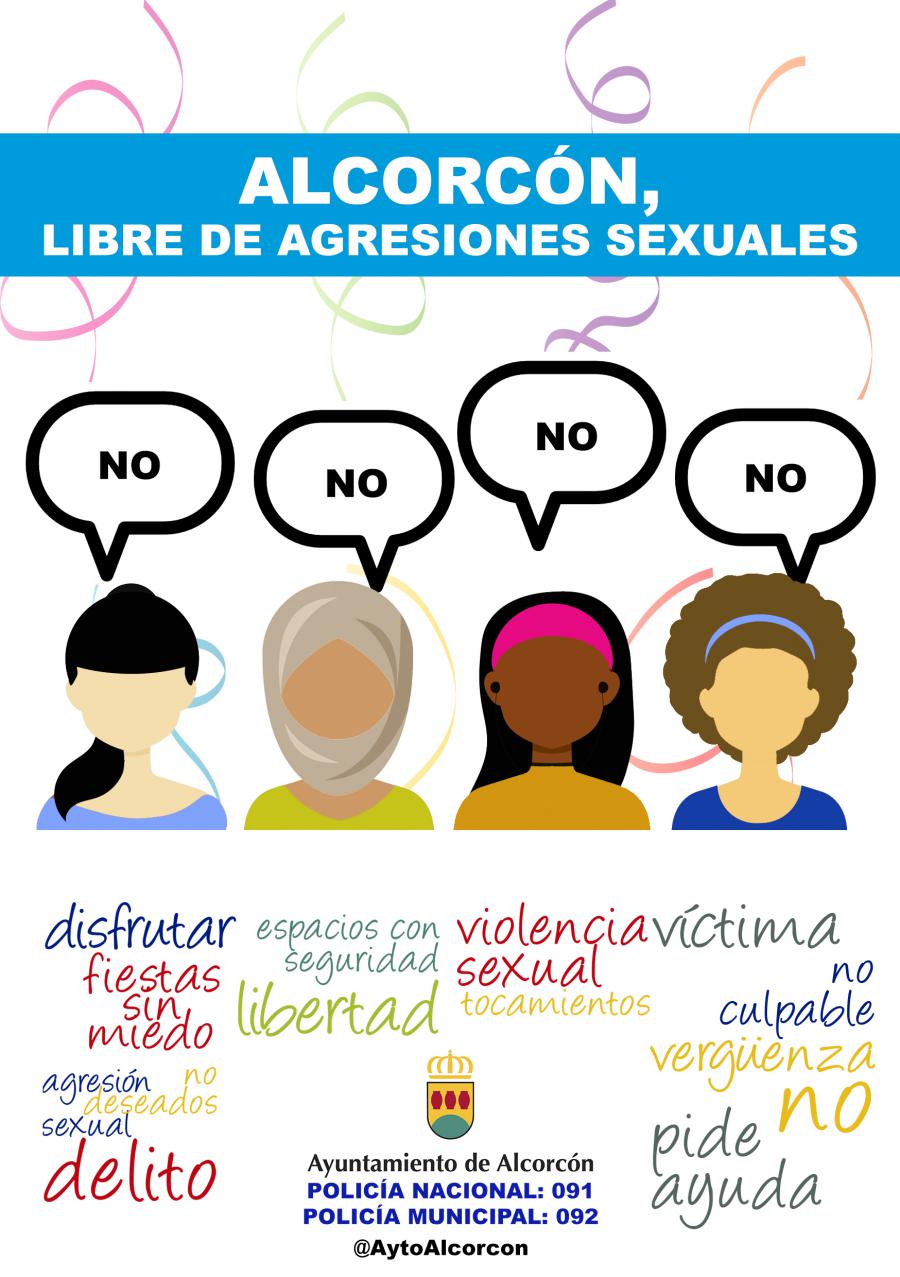 El @AytoAlcorcon pone en marcha una campaña para luchar contra las agresiones sexuales