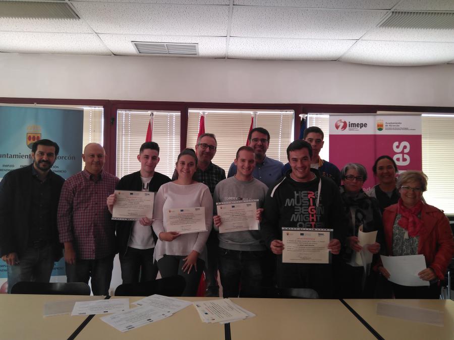 El Centro de Formación del @ImepeAlcorcon entrega los diplomas a los participantes del programa Alcorcón en Europa II
