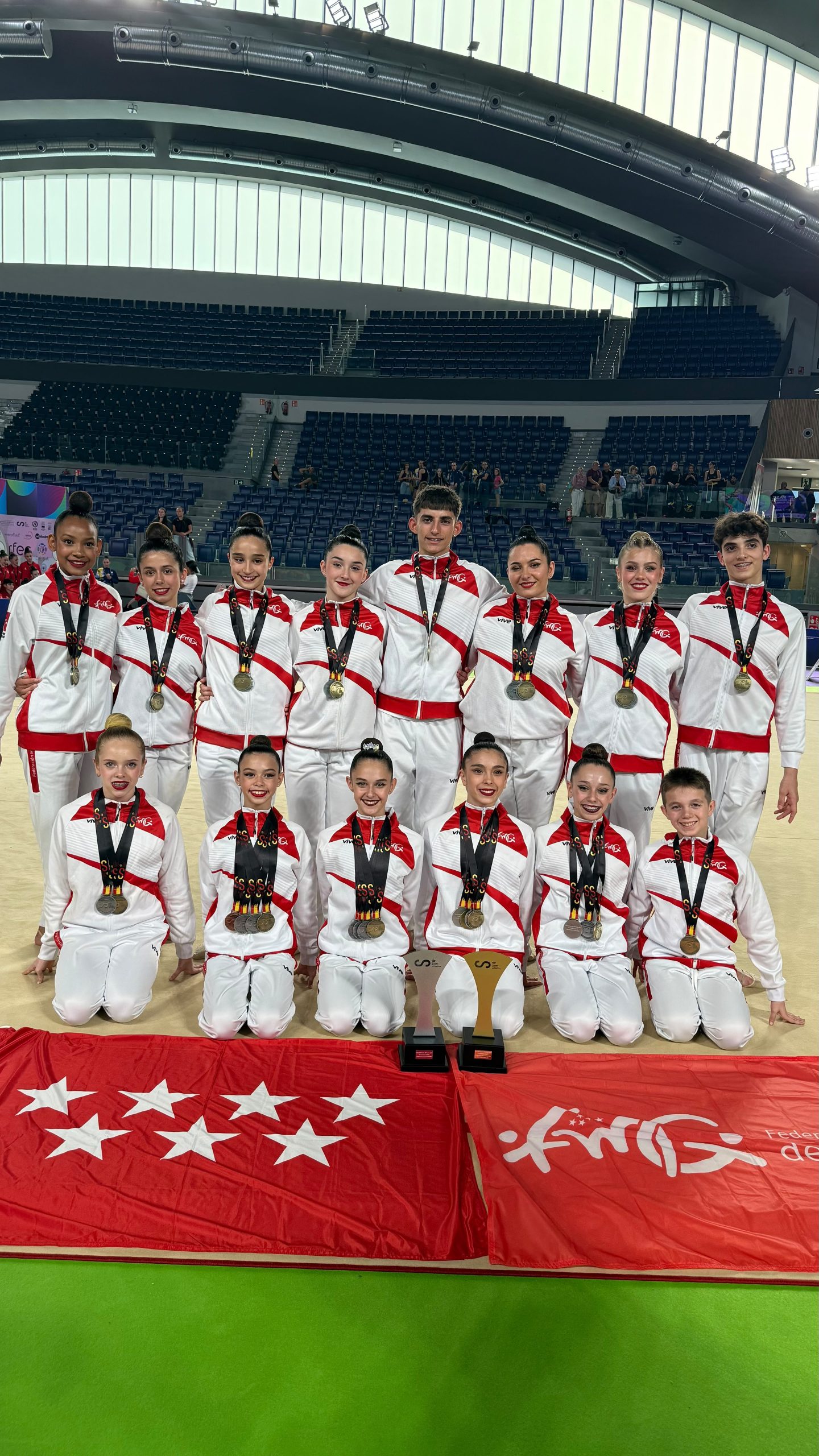 El Club de Gimnasia Rítmica de Móstoles 
brilla en el panorama nacional 
con éxitos en el CESA y la Liga Iberdrola
