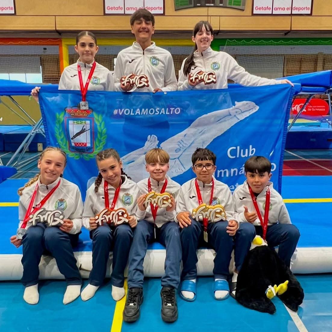 Gimnastas destacados en el Trofeo Comunidad de Madrid de Trampolín