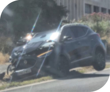 Nuevo accidente en la M856 una situación que nadie arregla