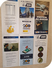 Campañas informativas de Policía Nacional de Móstoles para combatir el delito