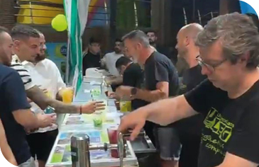 La caseta de ULEG volvió a ser punto de encuentro durante las Fiestas de La Fortuna
