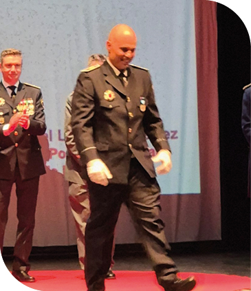 Homenaje a San Juan Bautista patrón de Policía Municipal