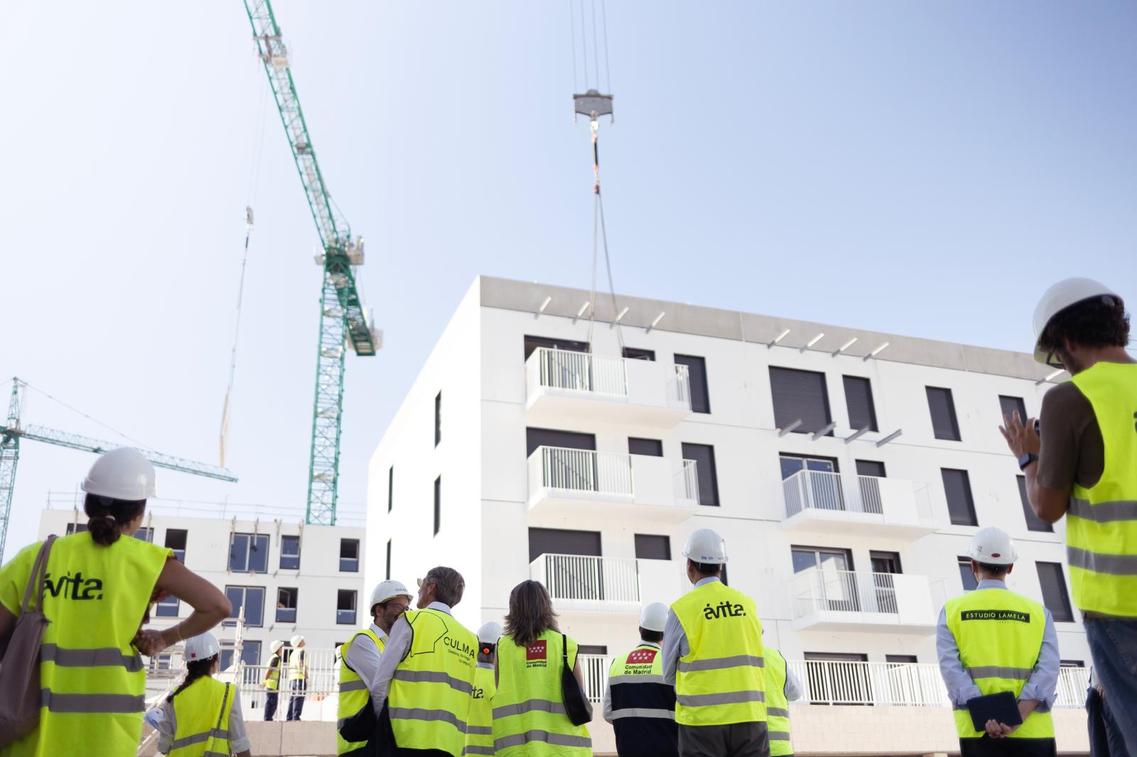 AVANZA LA CONSTRUCCIÓN DE LAS 524 VIVIENDAS DEL PLAN VIVE DE LA COMUNIDAD DE MADRID EN VALENOSO