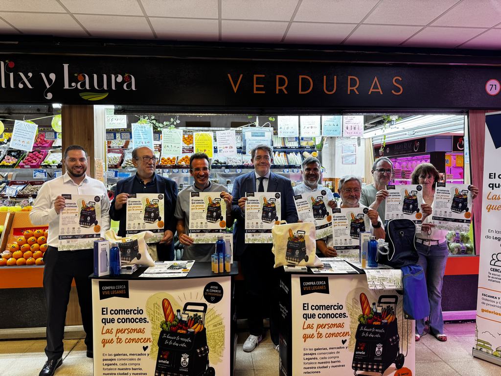 El Ayuntamiento pone en marcha una campaña de promoción y dinamización en los mercados y galerías comerciales de Leganés