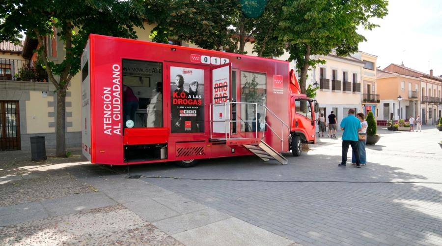 El servicio de la Oficina Móvil de Atención al Ciudadano de la Comunidad de Madrid no acudirá esta tarde a nuestro municipio