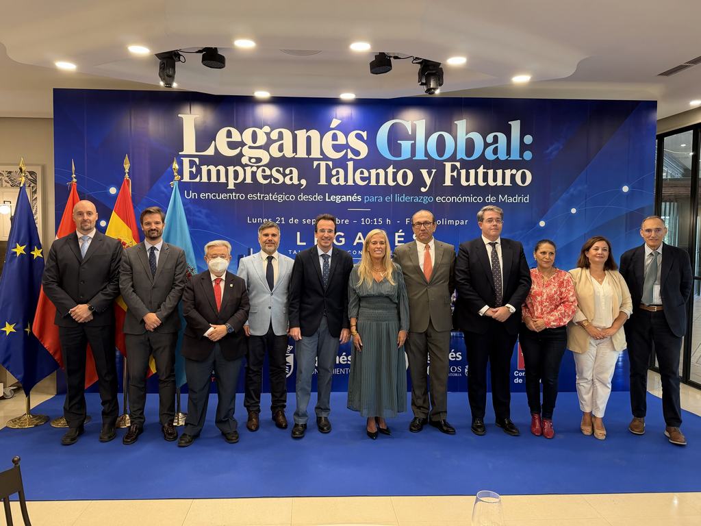 El alcalde anuncia los premios ‘Talento y Empleo’ ante 300 empresarios locales en el III Encuentro ‘Leganés Global’