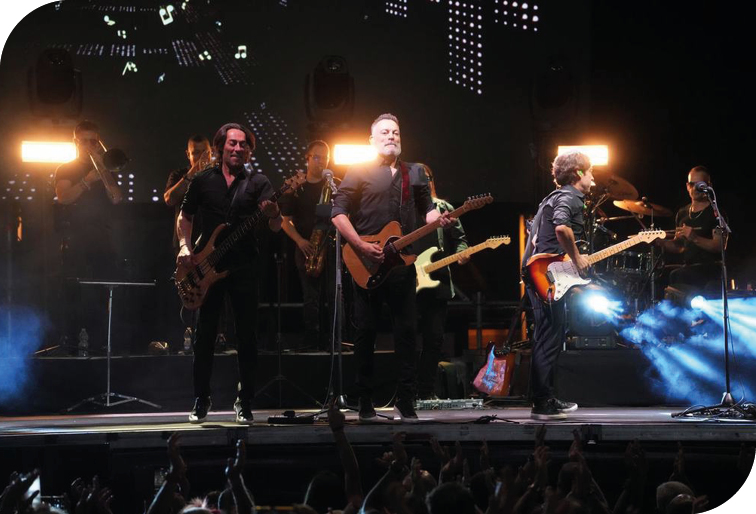 Afluencia masiva en los conciertos del Recinto Ferial
