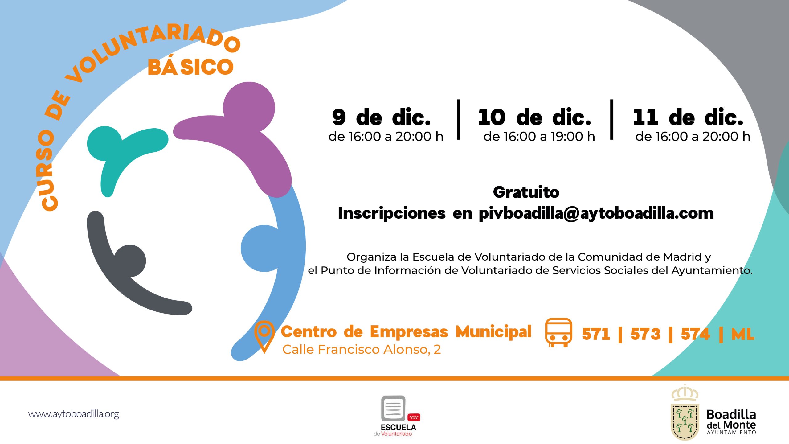ABIERTA LA INSCRIPCIÓN PARA EL NUEVO CURSO DE FORMACIÓN DE VOLUNTARIADO BÁSICO