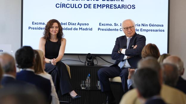 Díaz Ayuso defiende el modelo fiscal “equilibrado y no confiscatorio” de Madrid con 35 rebajas de impuestos y el IRPF más bajo de toda España