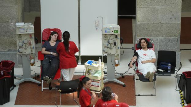 La Comunidad de Madrid abre la Real Casa de Correos al maratón de donación de sangre y plasma