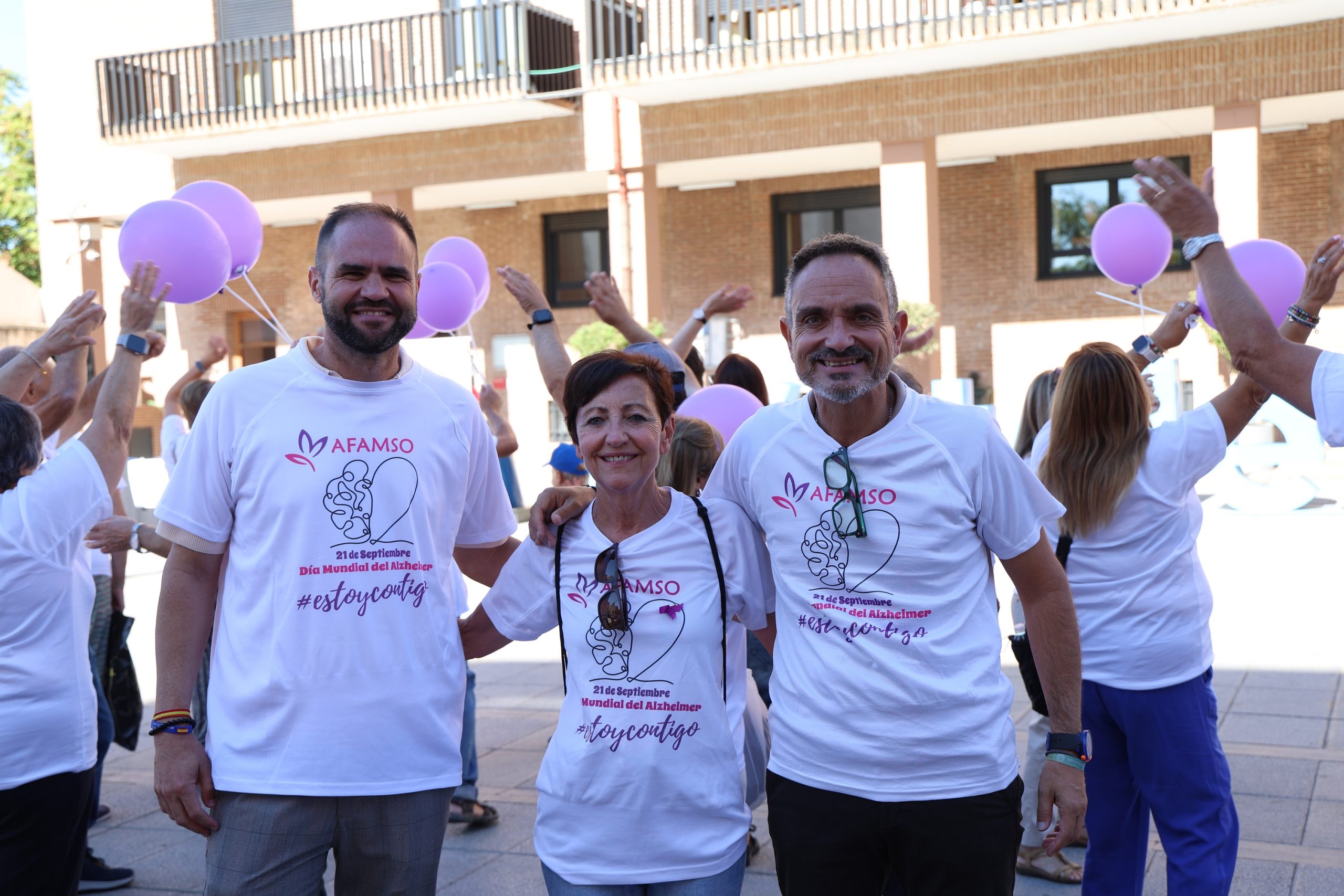 Móstoles visibiliza el Alzheimer con una marcha solidaria