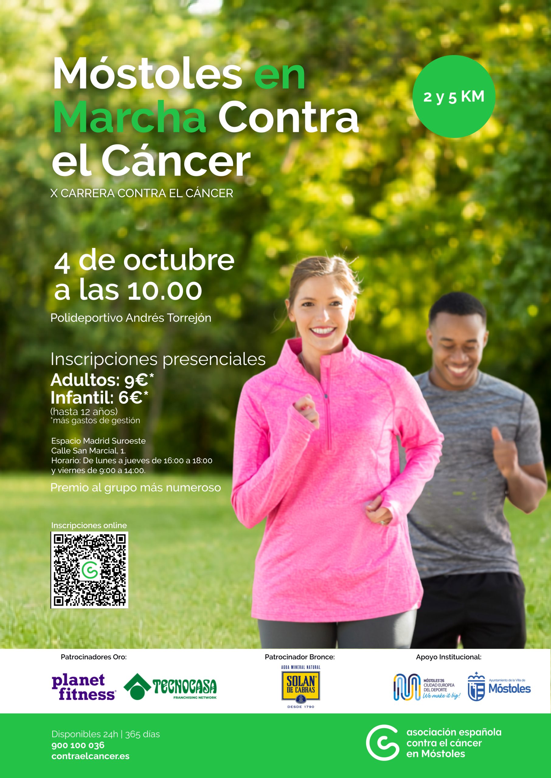 Móstoles volverá a marchar este mes de octubre contra el cáncer