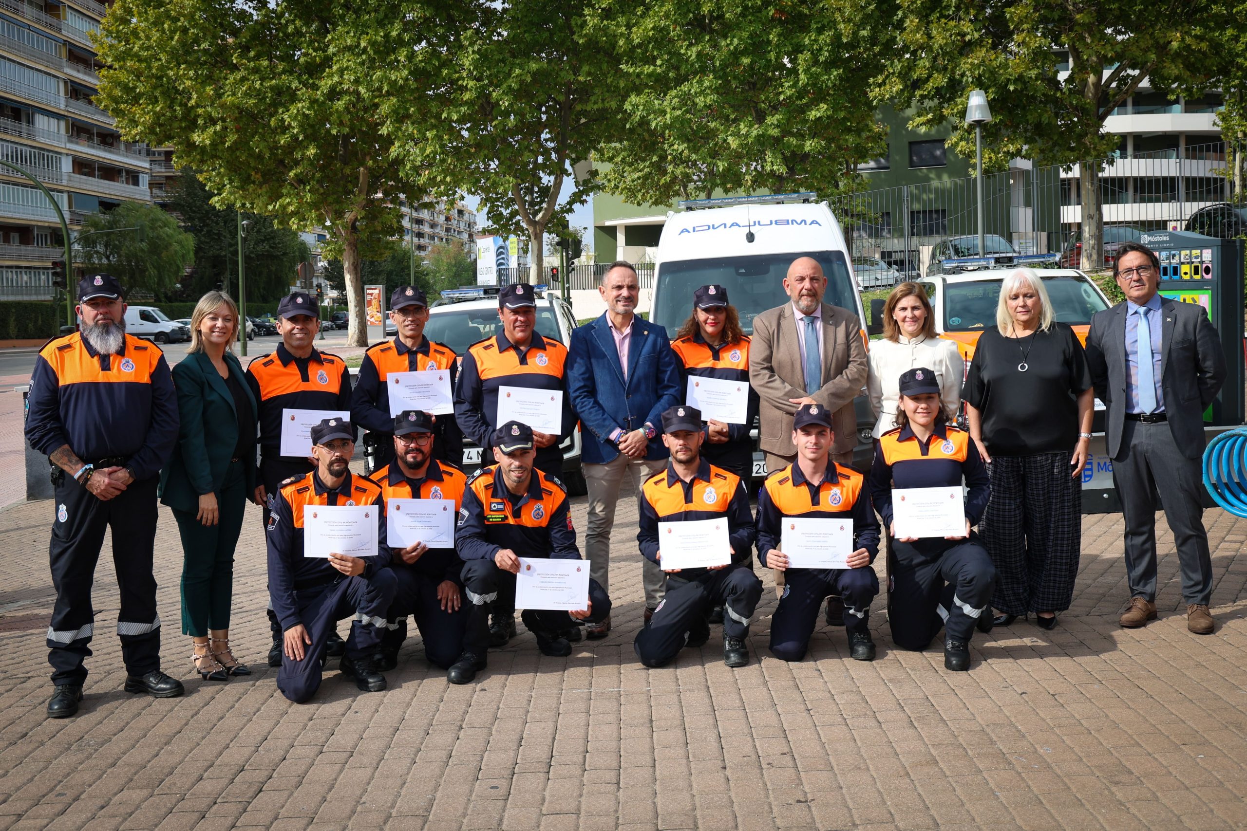 Móstoles celebró el 34 aniversario de la Agrupación de Voluntarios de Protección Civil