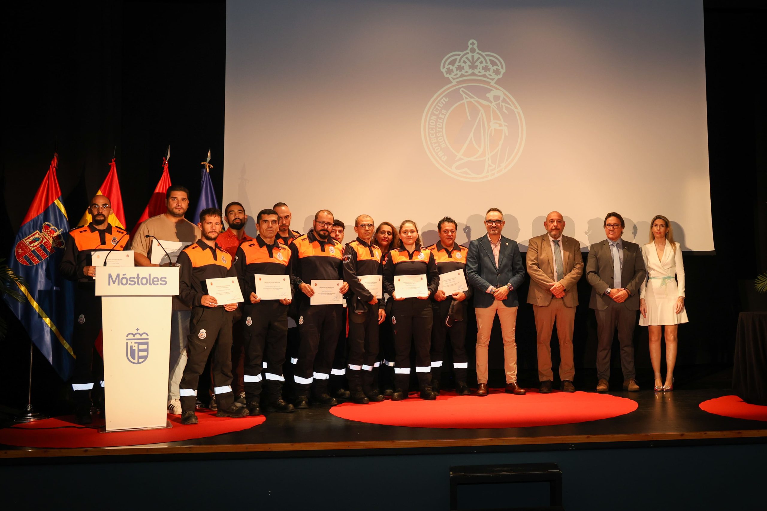 Móstoles celebró el 34 aniversario de la Agrupación de Voluntarios de Protección Civil