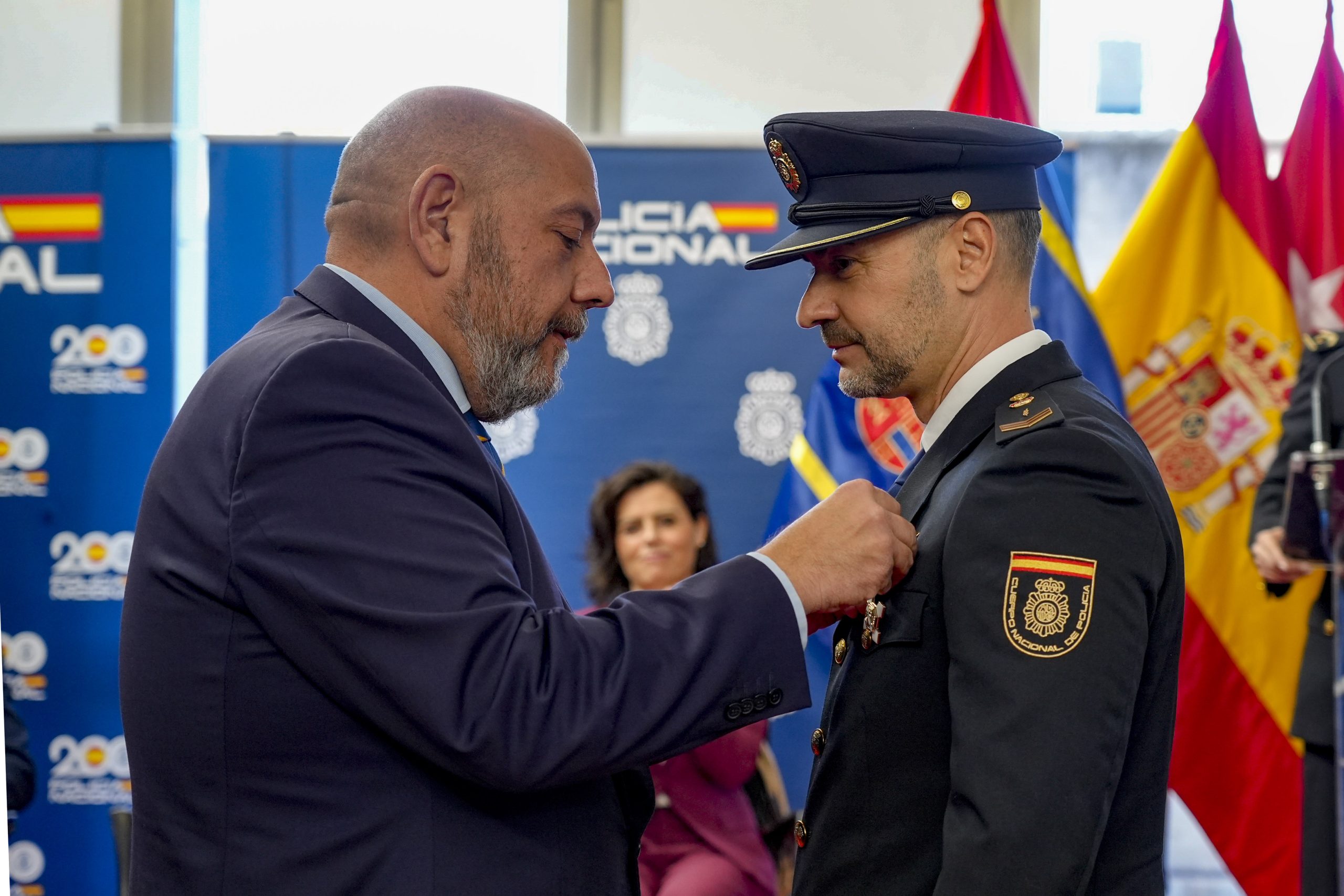 Móstoles rinde homenaje a la Policía Nacional con motivo de la celebración de los Santos Ángeles Custodios