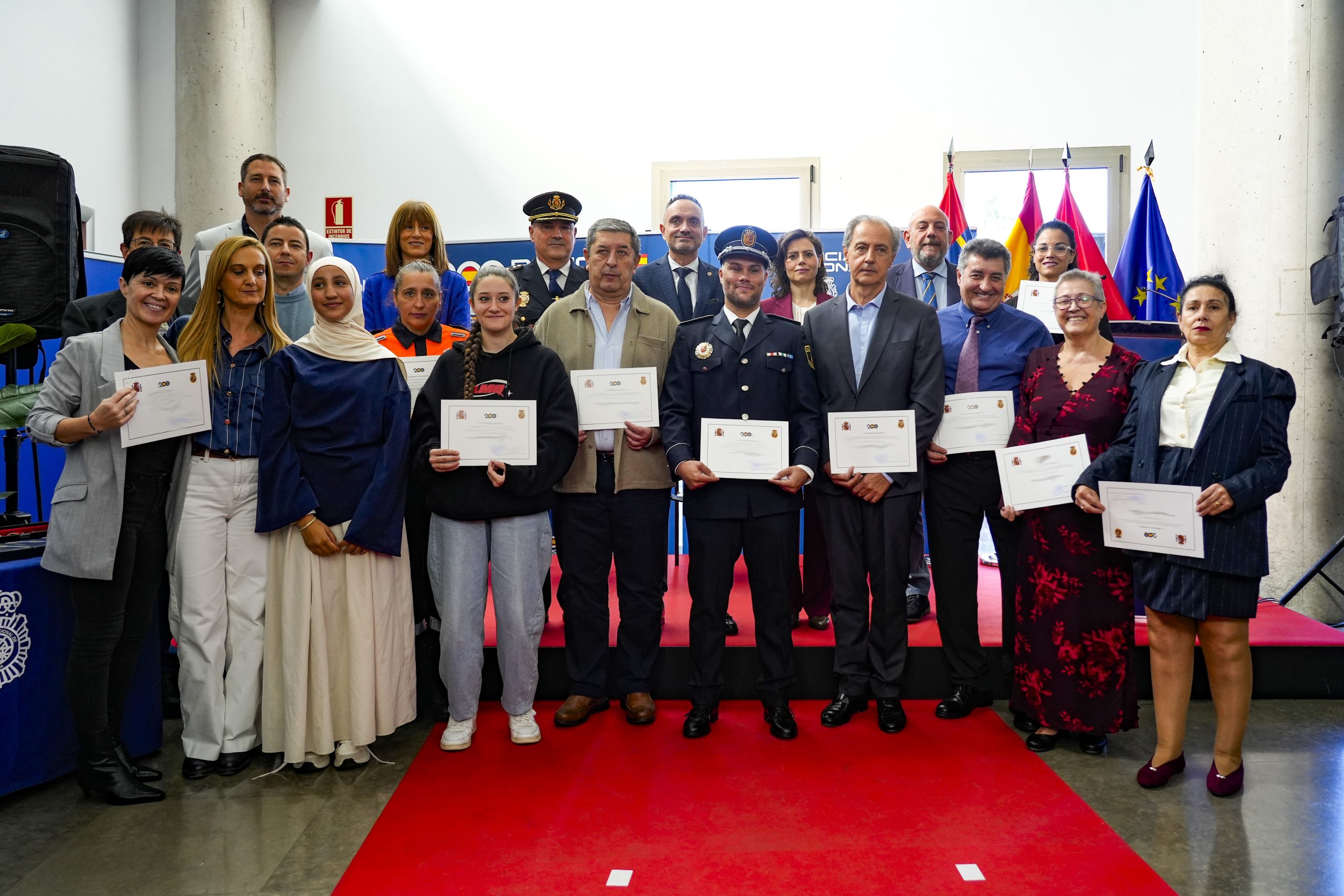 Móstoles rinde homenaje a la Policía Nacional con motivo de la celebración de los Santos Ángeles Custodios