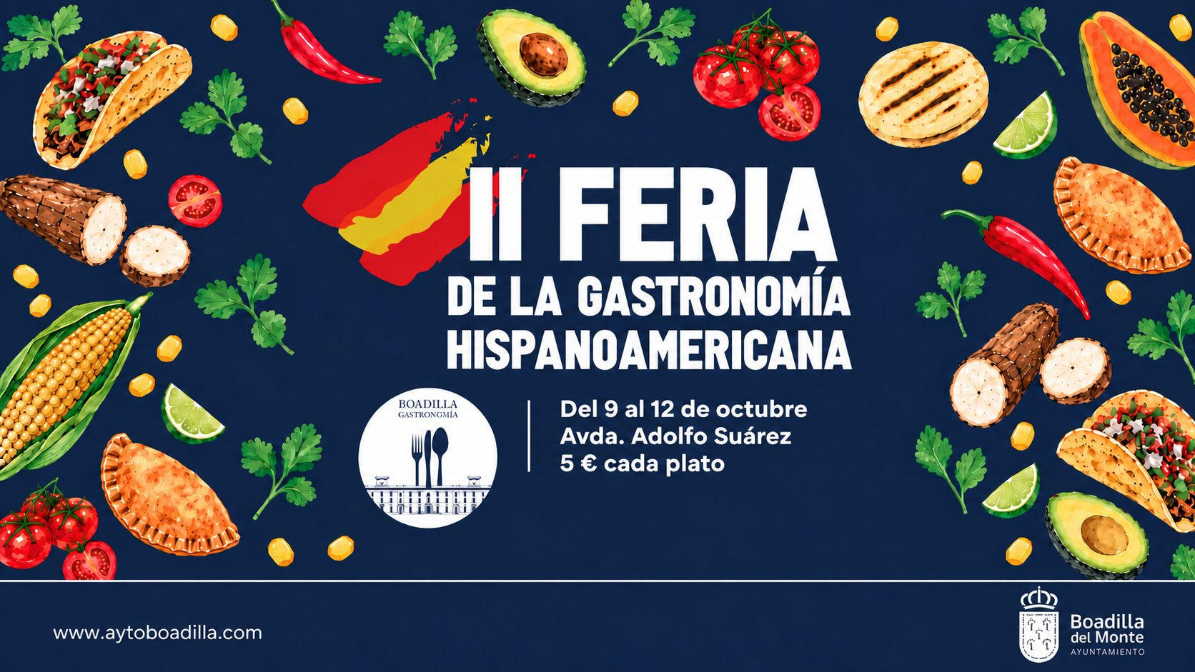 LA II FERIA DE GASTRONOMÍA HISPANOAMERICANA SE CELEBRARÁ DEL 9 AL 12 DE OCTUBRE EN LA PLAZA DE LA CRUZ
