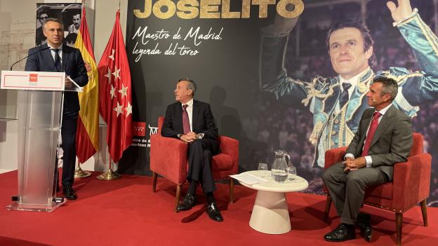La Comunidad de Madrid rinde homenaje al torero madrileño Joselito por su trayectoria profesional