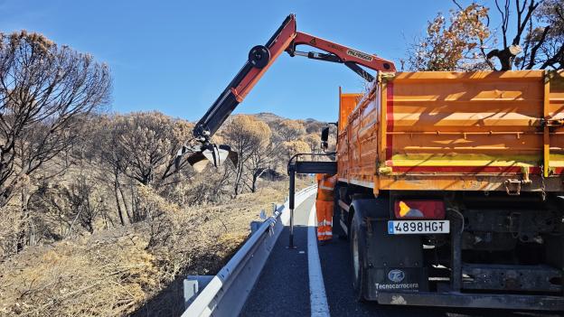 La Comunidad de Madrid repara 13 carreteras afectadas por el gran incendio de la Sierra Oeste con una inversión de 4,9 millones de euros