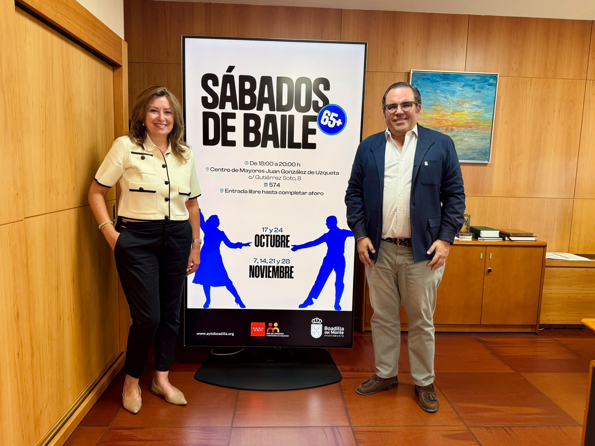 BOADILLA OFRECE NUEVAS SESIONES DE SÁBADOS DE BAILE PARA MAYORES EN OCTUBRE Y NOVIEMBRE