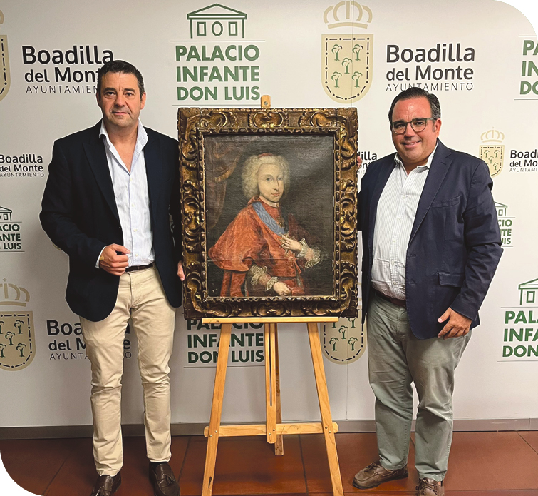 Boadilla incorpora a su colección municipal un retrato del Infante don Luis de Borbón