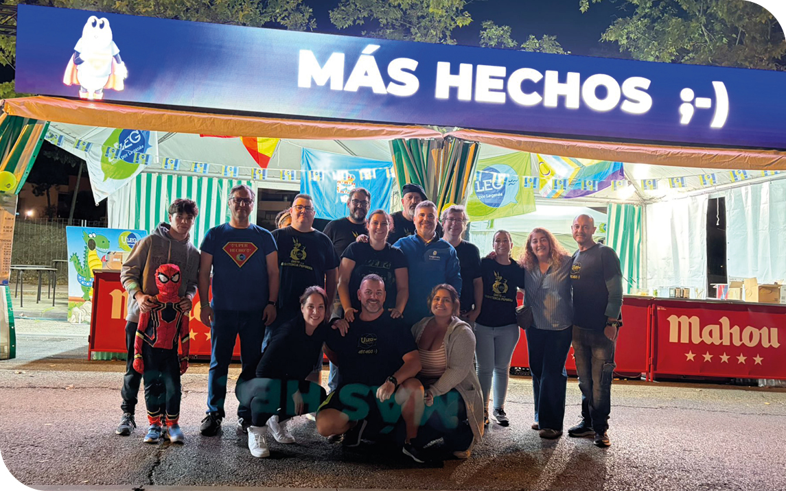 La caseta de ULEG vuelve a ser un referente en las fiestas de San Nicasio de Leganés