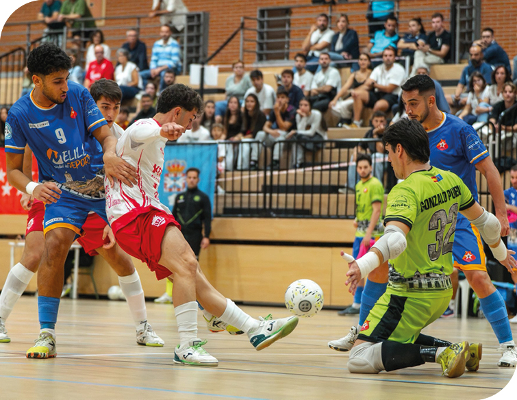 El CD Leganés FS logra su primera victoria en Segunda RFEF con una goleada al Melistar FS (6-2)