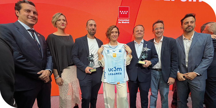 Leganés destaca en los Premios Siete Estrellas del Deporte de la Comunidad de Madrid