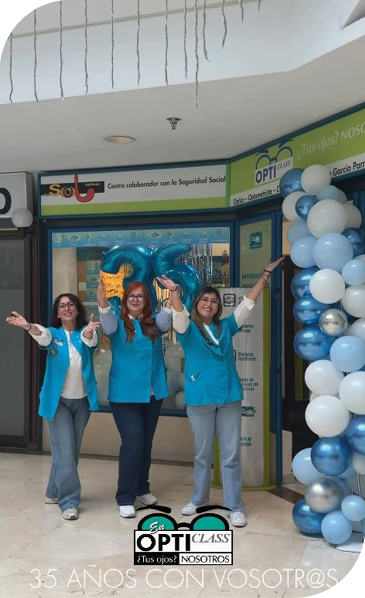 Opticlass Centro Óptico celebra 35 años cuidando de la salud visual de las familias de Móstoles