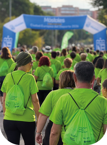 Móstoles unido contra el cáncer en la 
X edición de su carrera contra el cáncer