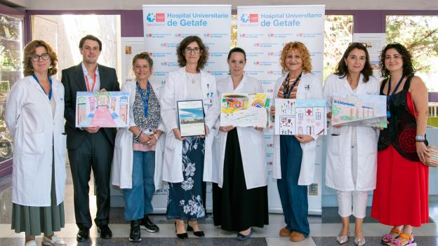El Hospital público de Getafe entrega los premios de su Concurso de pintura rápida infantil y juvenil