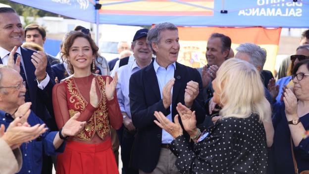 Díaz Ayuso, en la tradicional corrida de la Hispanidad que este año rinde homenaje a Ceuta