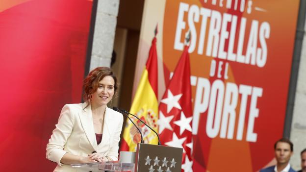 Díaz Ayuso entrega los Premios Siete Estrellas del Deporte: “Gracias por llevar el nombre de Madrid y España a lo más alto”